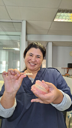 South African UGC creator sharing a dental-care product