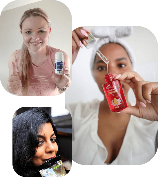 UGC creators showcasing everyday products