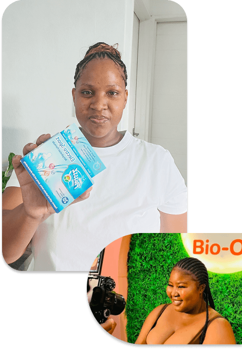 South African nano influencers showcasing Plusssz and Bio-Oil products