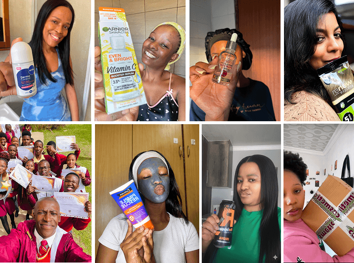Customer-generated content from real people using everyday products