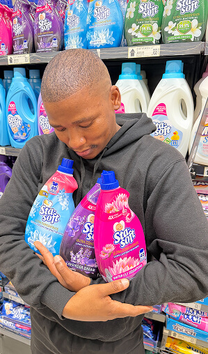 Creator with fabric softener in store